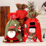Christmas gift bag, Santa Claus backpack, children's gift bag, jewelry bag