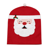 Christmas Decorative Seat Cover Elderly Dining Table Chair Home Seat Cover Christmas Chair Cover Embroidered Handicrafts