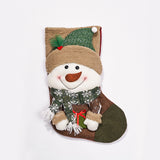 New Christmas Socks, Santa Claus, Snowman, Christmas Socks, Gift Bag Decoration, Christmas Tree Pendant, Children's Candy Bag