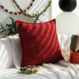 Christmas warm pillowcase light luxury holiday decoration bedroom living room cushion cover