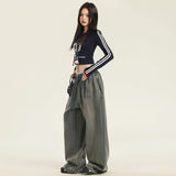 Wide-Leg Pants for Women High Street Fashion Spring and Autumn New Arrival