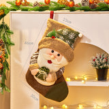 New Christmas Socks, Santa Claus, Snowman, Christmas Socks, Gift Bag Decoration, Christmas Tree Pendant, Children's Candy Bag