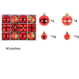 Christmas Day decorations, window display ornaments, hanging ball sets, electroplated balls, painted balls, Christmas ball gift boxes