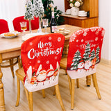 Christmas Decoration Supplies Elderly Chair Cover Red English Chair Cover Living Room Chair Atmosphere Decoration
