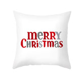Cartoon Christmas Pillow Cover Home Office Sofa Cushion Pillowcase Home Furnishings