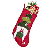 Christmas Decorations 3D Elf Faceless Dolls Christmas Socks