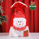 Christmas Santa Claus High end Gift Bag Christmas Eve Apple Packaging Bag Children's Candy Gift Cloth Back Bag