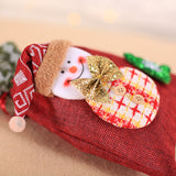 Christmas decoration gift bag, children's linen bundle mouth apple bag, candy biscuit bag, Christmas gift bag