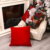 Christmas New Products: European and American Christmas Square Pillow Cover, Home Christmas Decorations, Window Display, Atmosphere Decoration Supplies