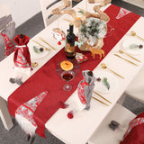 Christmas decoration supplies Rudolf table flag creative three-dimensional elderly dining table decoration tablecloth placemat