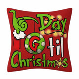 Grinch Christmas Pillow Cover Amazon Home Christmas Decoration Cushion Sofa Pillowcase Combination