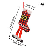 Long legged Christmas stockings, Christmas tree decorations, pendants, shopping mall windows, Christmas decorations, props