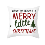 Cartoon Christmas Pillow Cover Home Office Sofa Cushion Pillowcase Home Furnishings