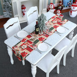 Christmas decorations printed fabric tables party tablecloths