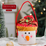 Christmas decorations, cartoon tote bags, gift bags, Christmas gift bags, children's candy bags, apple bags