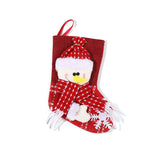Christmas Socks Pendant Christmas Tree Decorative Socks Cartoon Socks Candy Gift Bag In Stock