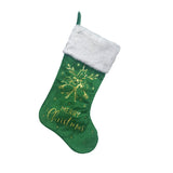 Christmas decorations hot stamping Christmas socks gift bags holiday home decorations Christmas tree pendants candy bags