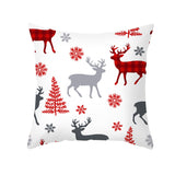 Cartoon Christmas Pillow Cover Home Office Sofa Cushion Pillowcase Home Furnishings