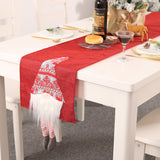 Christmas decoration supplies Rudolf table flag creative three-dimensional elderly dining table decoration tablecloth placemat