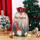 Christmas Decoration Printed Bundle Pocket Cute Forester Gift Bag Christmas Apple Bag Christmas Gift Bag