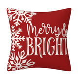 Christmas Snowman Pillow Cover, Big Red Snowman Printed Cushion Cover, Decorative Sofa Cover, Home Furnishings