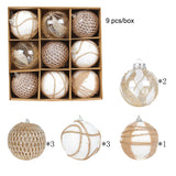 Christmas ball set, home painted ball decoration supplies, Christmas tree hanging ball ornaments