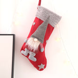 Christmas decorations, 3D faceless dolls, Christmas socks, Christmas gift bags, candy bags, elderly snowman gift bags