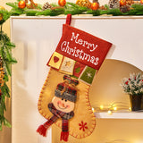 Christmas Decorations Cartoon Christmas Socks 3D Elderly Gift Socks Candy Gift Bags Decorative Socks