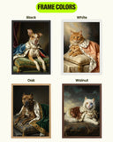 WeCustomit Personalized Royal Dog Cat Pets Portrait