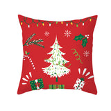 Cartoon Christmas Pillow Cover Home Office Sofa Cushion Pillowcase Home Furnishings