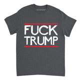 Dark Heather Fuck Trump Shirt