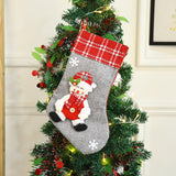 Christmas Socks Gift Bag Santa Claus Decorative Candy Gift Bag Santa Claus Socks Decorative Gift Bag