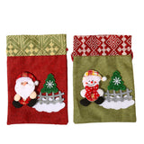 Christmas Decoration Cute Snowman Fence Handbag Bundle Pocket Children's Festival Gift Bag