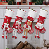 Christmas Socks Santa Claus Snowman Elk Socks Christmas Tree Pendant Gift Bag