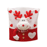 Christmas decorations, holiday home decor, chair covers, chair back covers, stool covers, Christmas chair covers