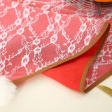 Christmas decoration items, lace double ball table flag, dining table decoration, placemat, home velvet tablecloth