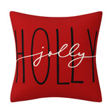 Christmas Snowman Pillow Cover, Big Red Snowman Printed Cushion Cover, Decorative Sofa Cover, Home Furnishings