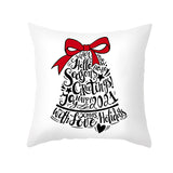 Cartoon Christmas Pillow Cover Home Office Sofa Cushion Pillowcase Home Furnishings