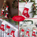 Christmas decorations, candy socks, embroidered Santa Claus socks, Christmas children's gifts, socks, gift bags, pendants
