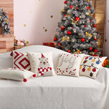 Christmas Day Ins style decorative embroidered pillows Christmas party cushions Living room sofas Bedhead pillowcases