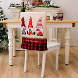 Christmas Decorative Supplies Creative Printed Chair Cover Red Home Atmosphere Decoration Chair Cover