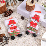 Christmas Doll Socks Cartoon Plush Christmas Socks Christmas Tree Pendant Santa Claus Snowman Candy Gift Bag
