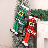 Long legged Christmas stockings, Christmas tree decorations, pendants, shopping mall windows, Christmas decorations, props