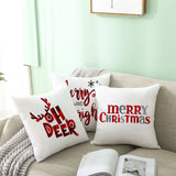 Cartoon Christmas Pillow Cover Home Office Sofa Cushion Pillowcase Home Furnishings