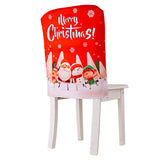 Christmas Decoration Supplies Elderly Chair Cover Red English Chair Cover Living Room Chair Atmosphere Decoration