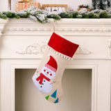 Christmas Decorations Cartoon Christmas Socks Creative Elk Santa Claus Christmas Gift Socks Gift Bag