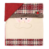 Christmas Chair Cover Christmas Home Decoration Cartoon Old Man with Hat Snowflake Chair Cover