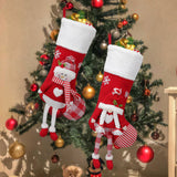 Christmas Socks Santa Claus Snowman Elk Socks Christmas Tree Pendant Gift Bag