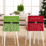 Christmas party supplies, gift backrests, sequin fabric chair covers, Christmas home furnishings