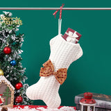 Christmas decorations, knitted yarn hanging ornaments, gift bags, Christmas socks, Christmas pendants